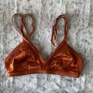 Aerie Satin Strappy Bralette